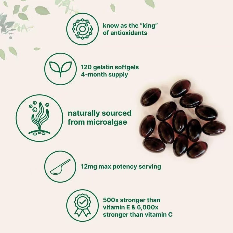Astaxanthin Softgels 120 Capsules