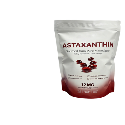 Astaxanthin Vitamin E Softgel Capsules Dietary Supplement