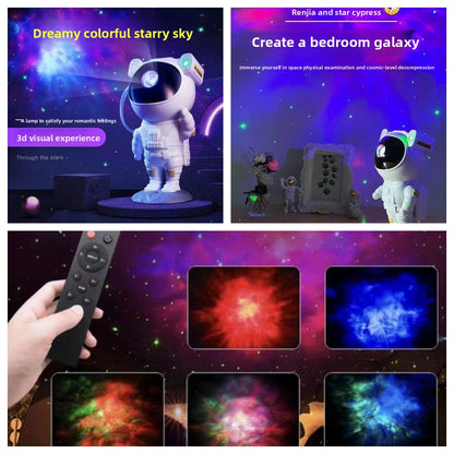 Astronaut Bluetooth Speaker with Star Projection