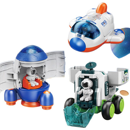 Astronaut interstellar space explorer rocket toy