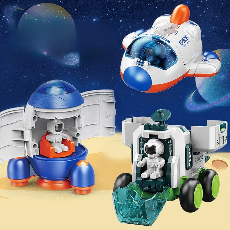 Astronaut interstellar space explorer rocket toy