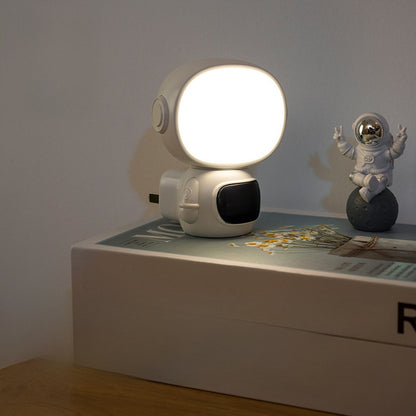 Astronaut LED Night Light with Clock and Voice Control