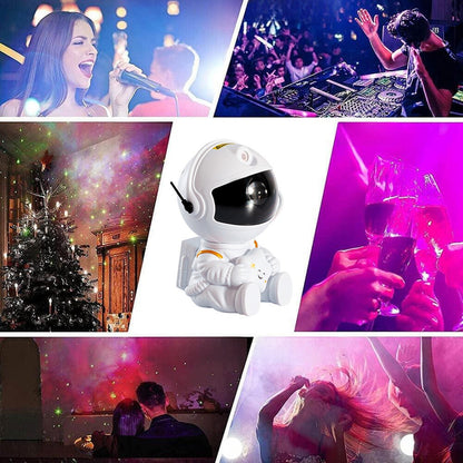 Astronaut Star Projection Night Light with Remote