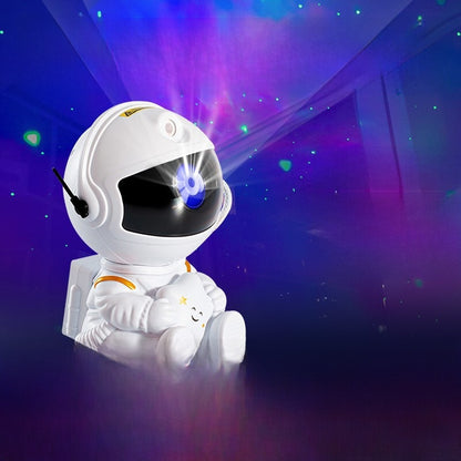 Astronaut Star Projection Night Light with Remote