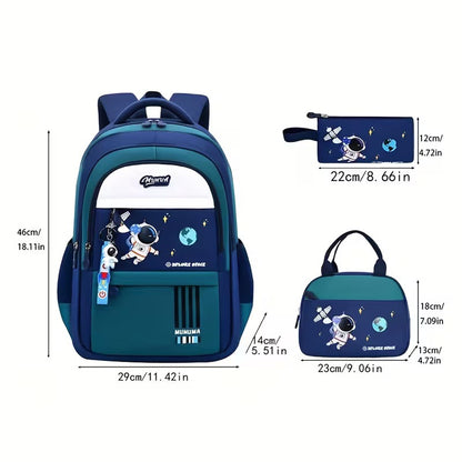 Astronaut Themed School Backpack Set