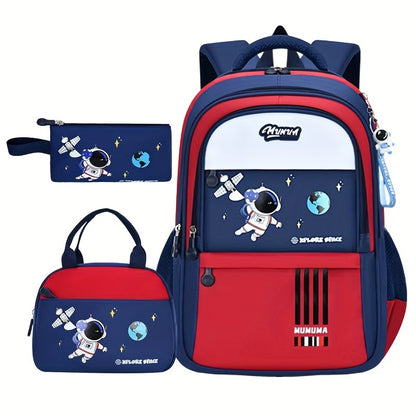 Astronaut Themed School Backpack Set