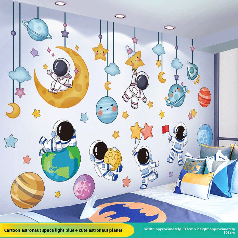 Astronaut Themed Wall Sticker