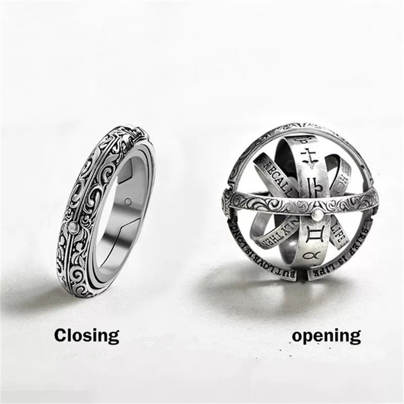 Astronomical Foldable Geometric Ring