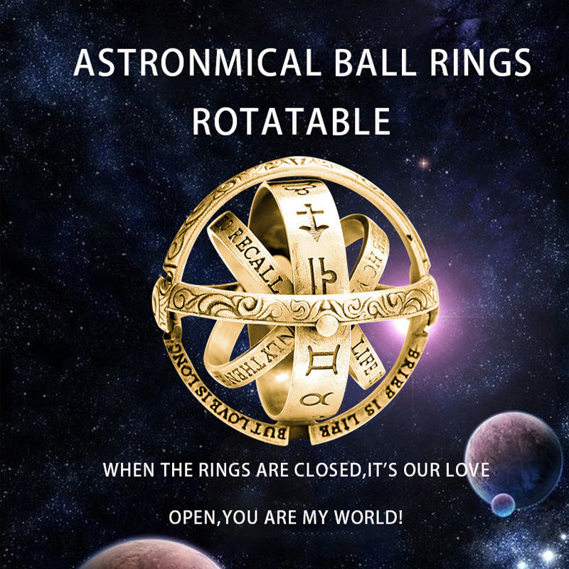 Astronomical Foldable Geometric Ring