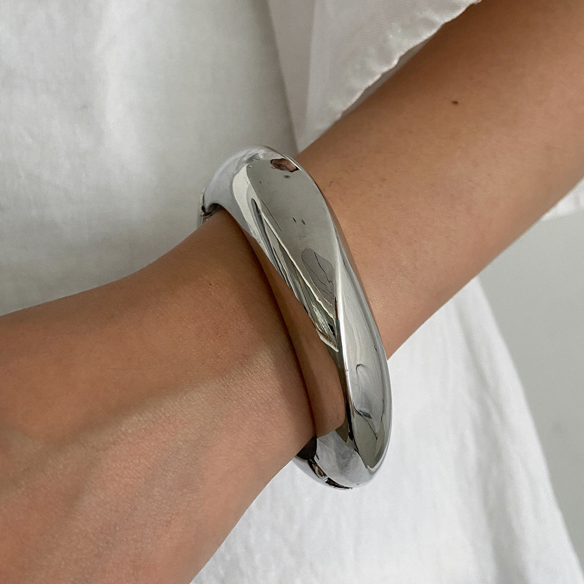 Asymmetrical Resin Bracelet