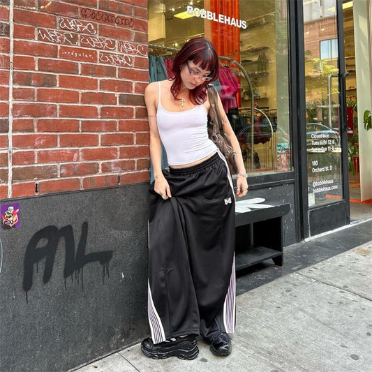 Athletic wide-leg pants