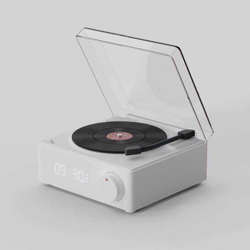 Atomic vinyl alarm clock Bluetooth speaker