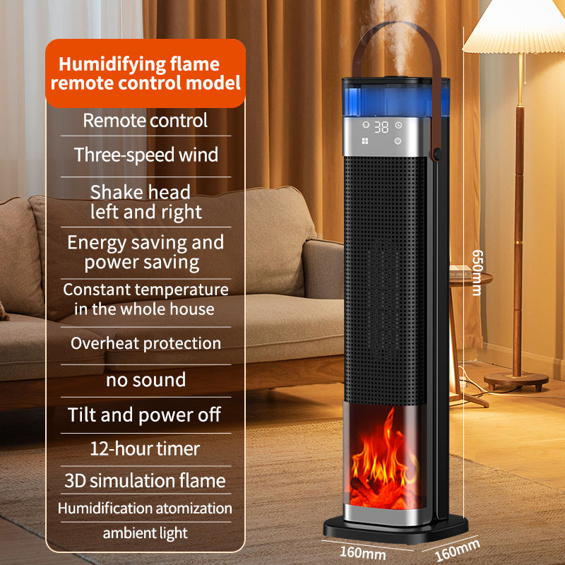 Atomization humidifying heater