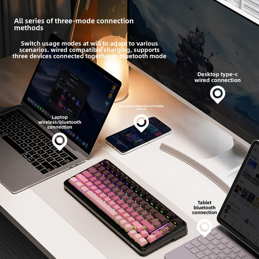 Attack Shark M86 Wireless Mechanical Keyboard RGB Gaming