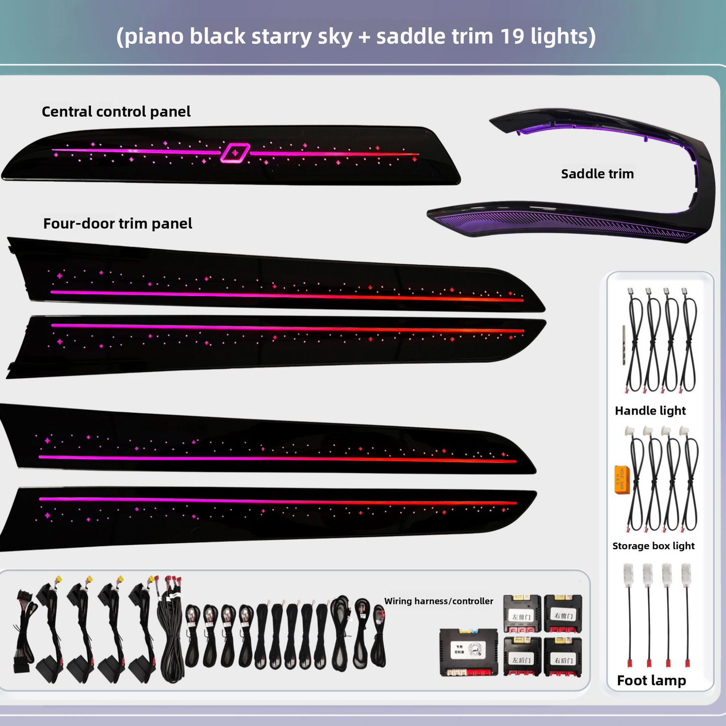 Audi A4 A5 Q5 Ambient Interior Lighting Kit