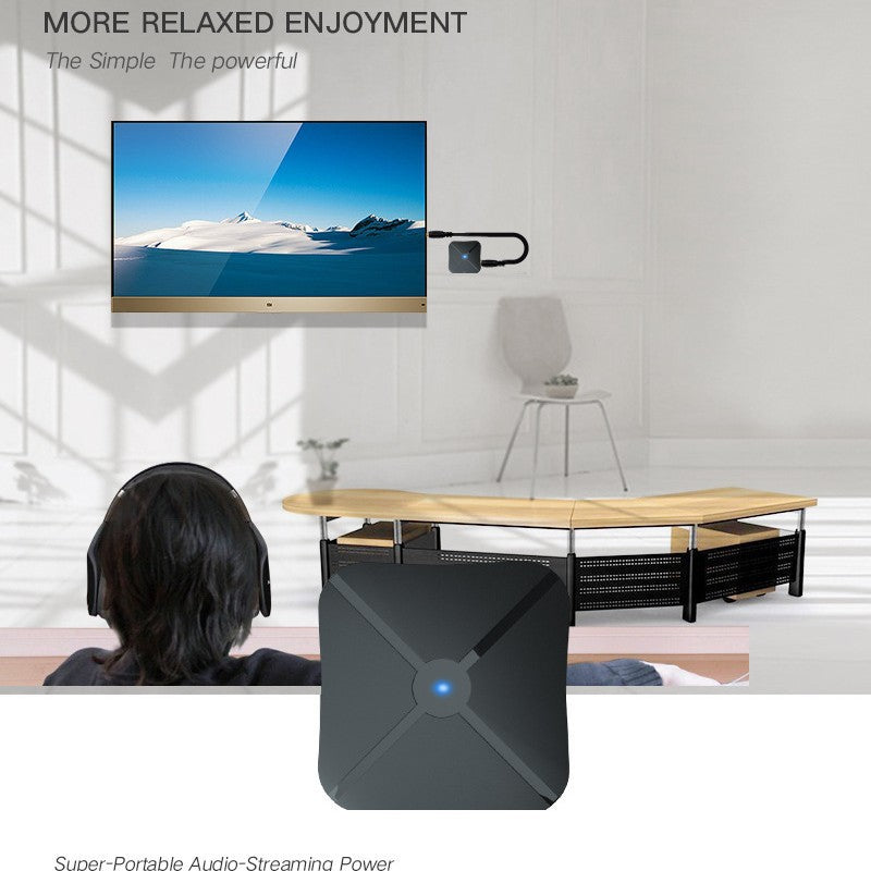Audio transmission and reception adapter