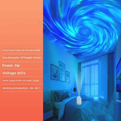 Aurora Projection Night Light with Remote