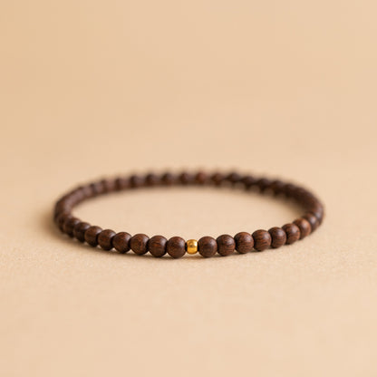 Authentic golden sandalwood bracelet