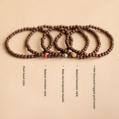 Authentic golden sandalwood bracelet