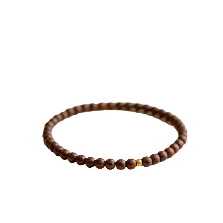 Authentic golden sandalwood bracelet