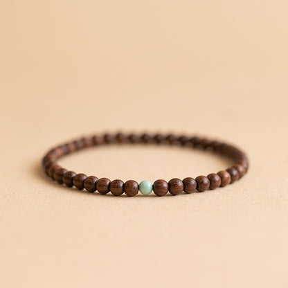 Authentic golden sandalwood bracelet