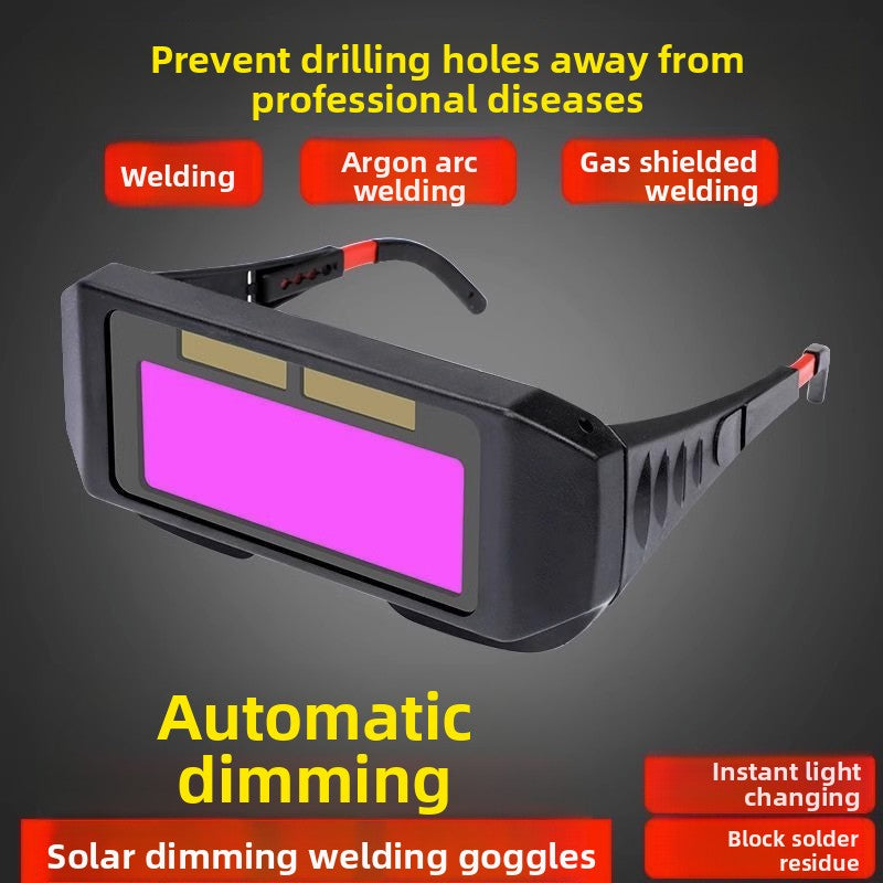 Auto-Darkening Welding Helmet with Lightweight Headband