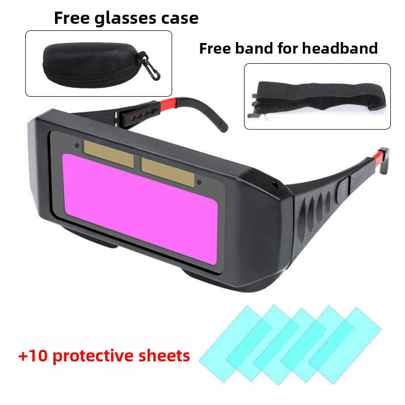 Auto-Darkening Welding Helmet with Lightweight Headband