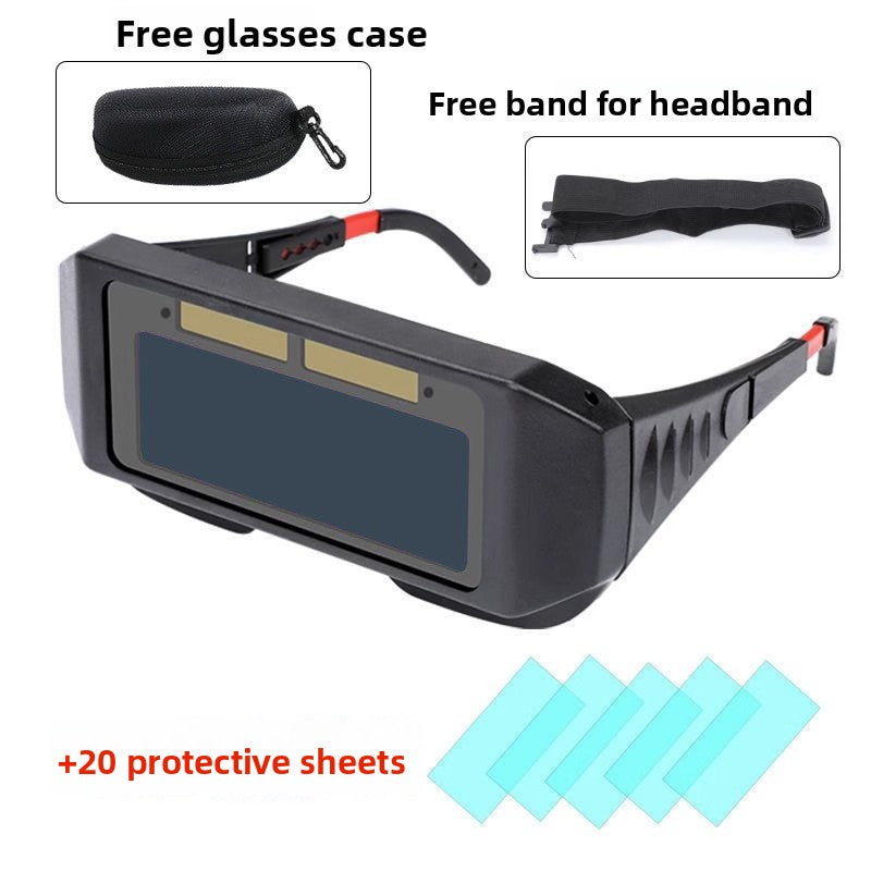 Auto-Darkening Welding Helmet with Lightweight Headband