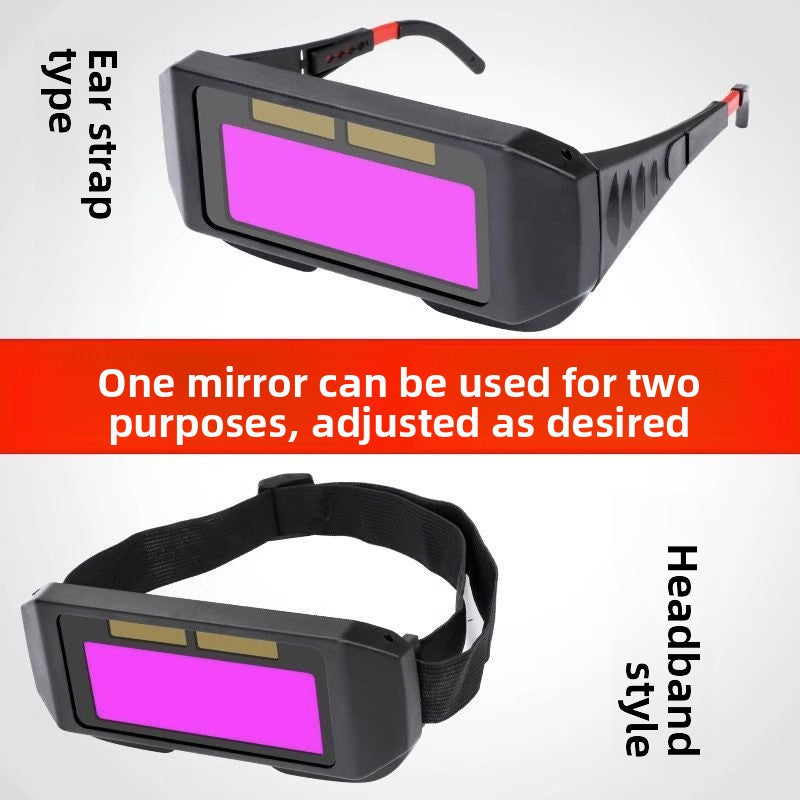 Auto-Darkening Welding Helmet with Lightweight Headband