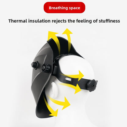 Auto-Darkening Welding Helmet with Protective Mask