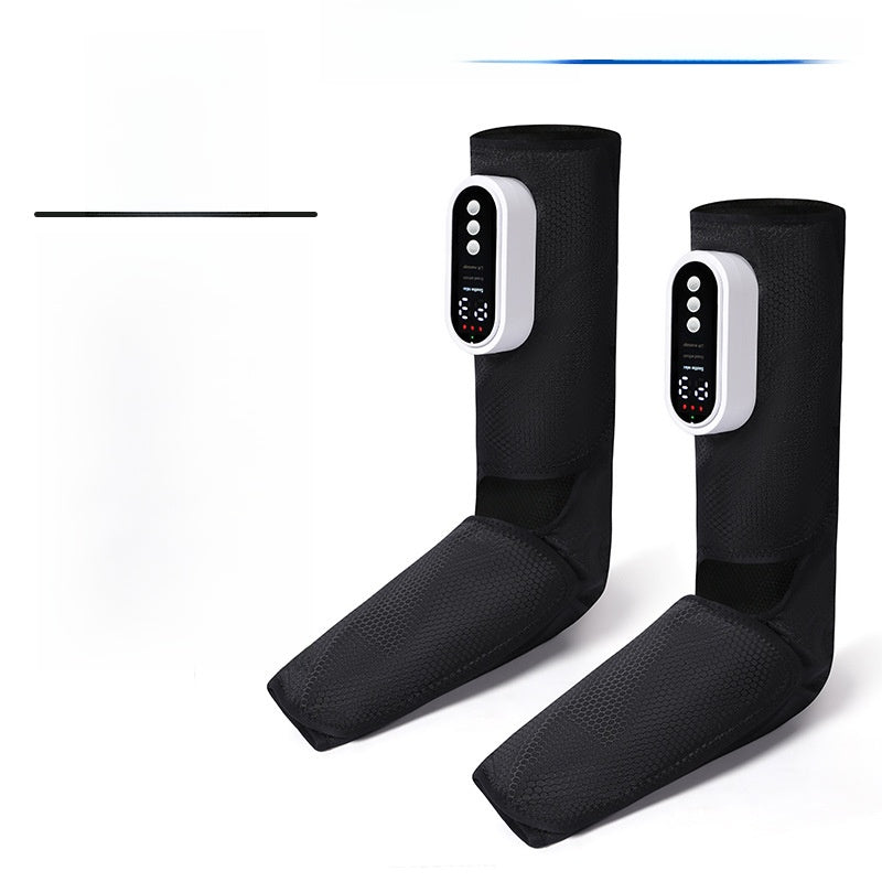 Automatic Air Pressure Calf and Foot Massager with Heat Therapy