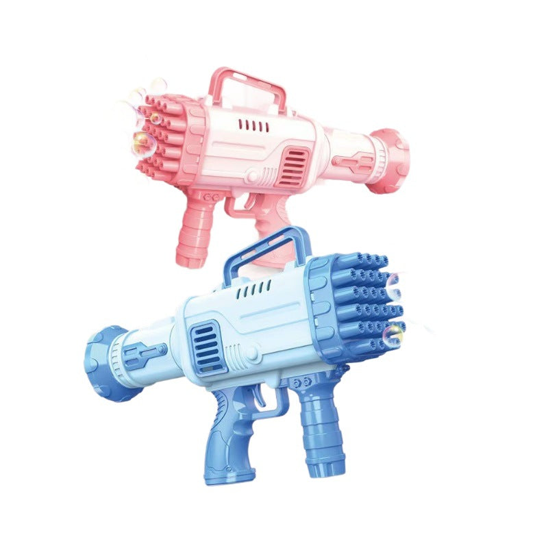 Automatic bubble-blowing toy machine