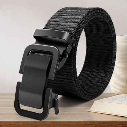 Automatic Buckle Canvas Belt for Men