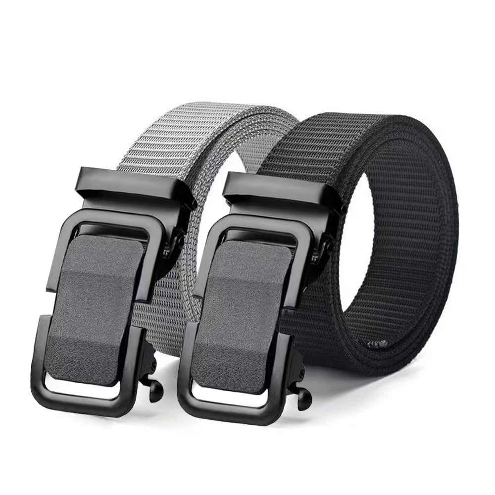 Automatic Buckle Canvas Belt for Men