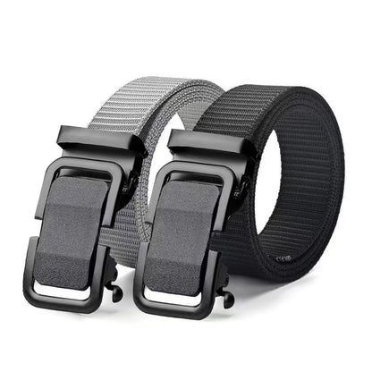 Automatic Buckle Canvas Belt for Men