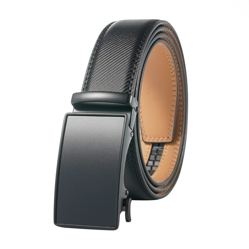 Automatic Buckle Genuine Leather Belt for Men