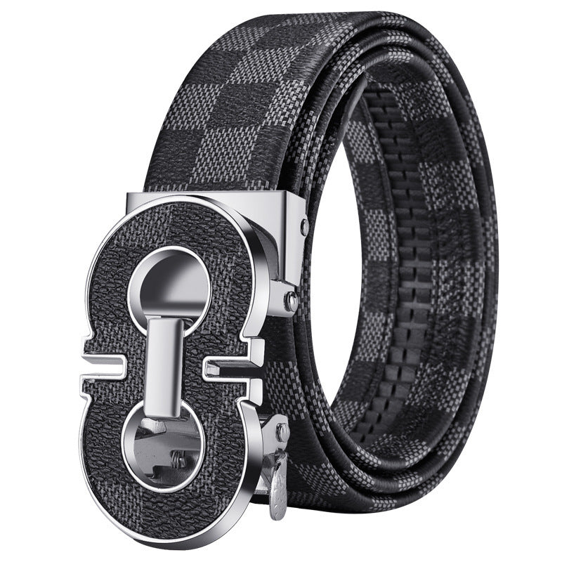 Automatic Buckle Leather Belt
