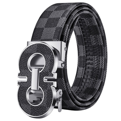 Automatic Buckle Leather Belt