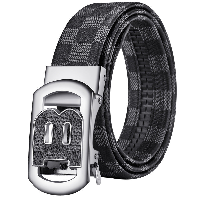 Automatic Buckle Leather Belt