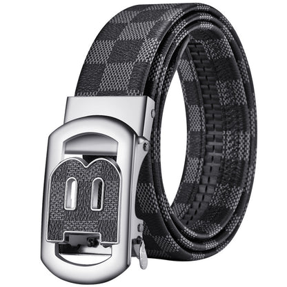 Automatic Buckle Leather Belt