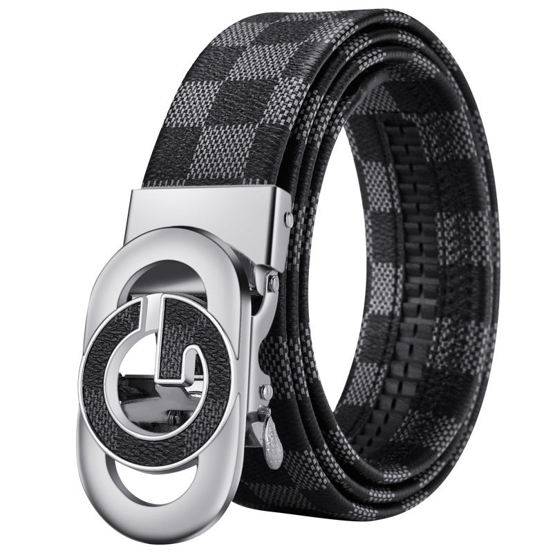 Automatic Buckle Leather Belt