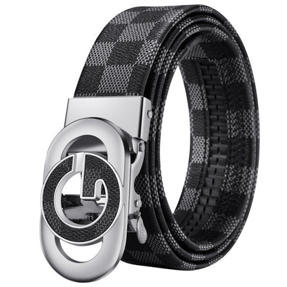 Automatic Buckle Leather Belt