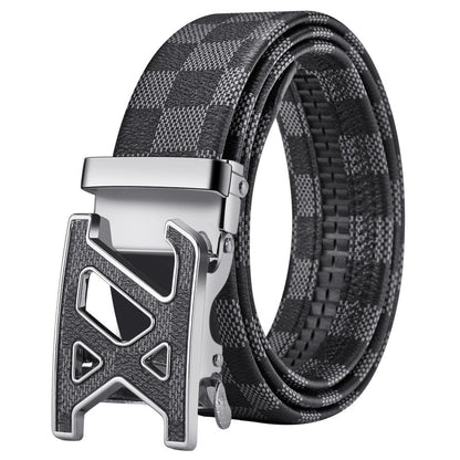 Automatic Buckle Leather Belt