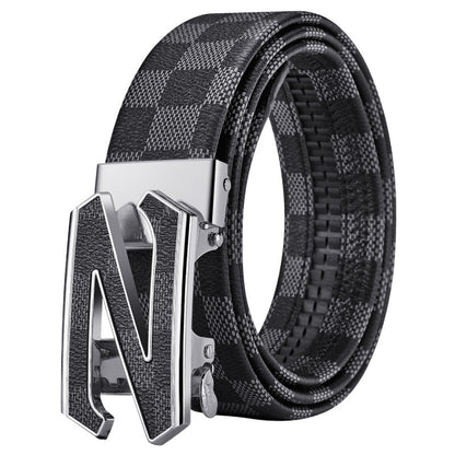 Automatic Buckle Leather Belt