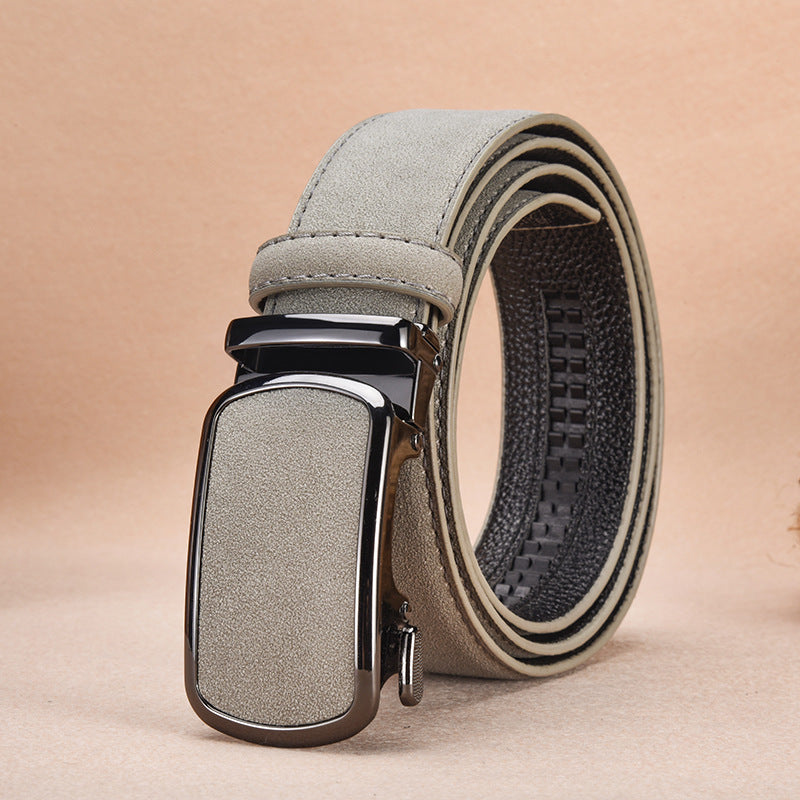 Automatic Buckle Mens Dress Belt