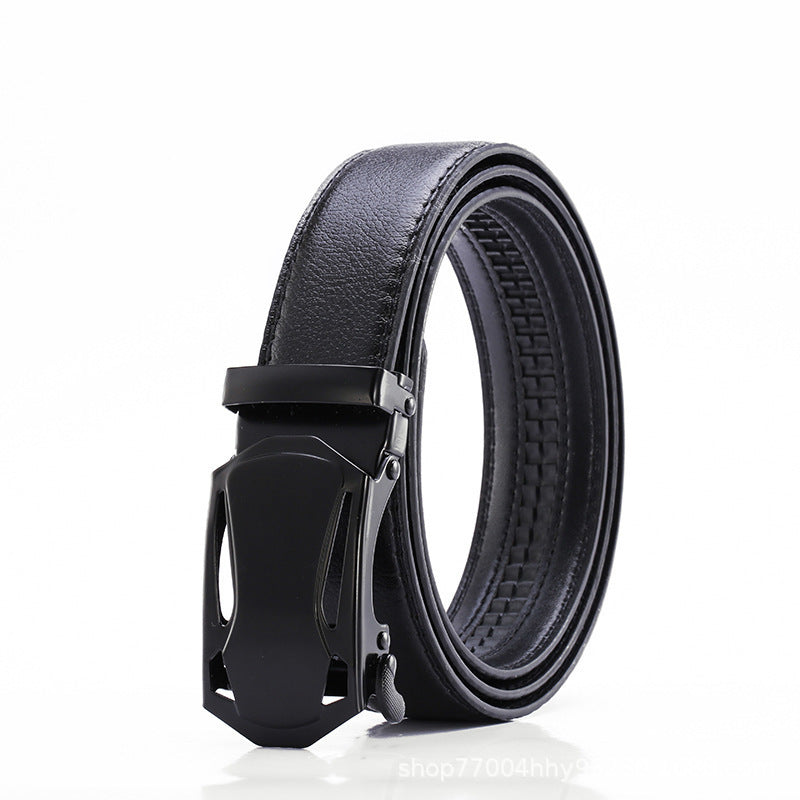 Automatic Buckle Mens Dress Belt
