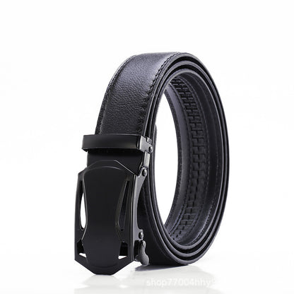 Automatic Buckle Mens Dress Belt