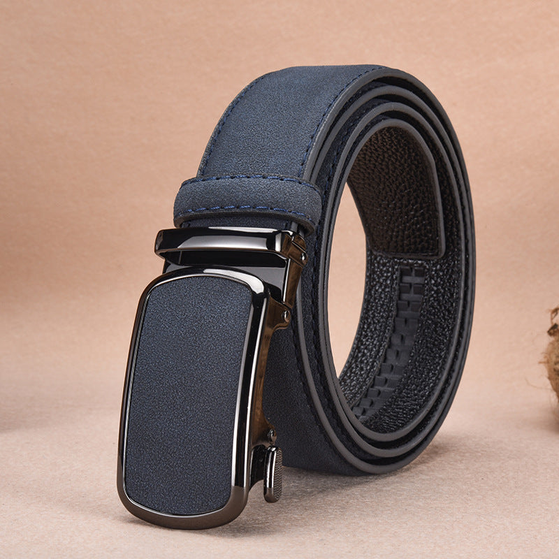Automatic Buckle Mens Dress Belt