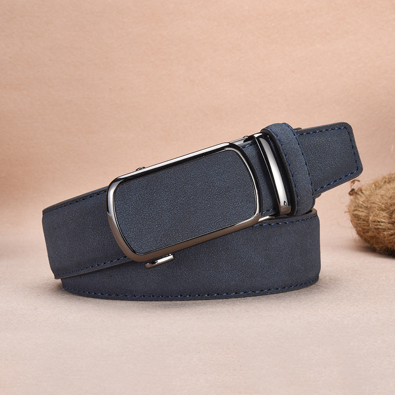 Automatic Buckle Mens Dress Belt