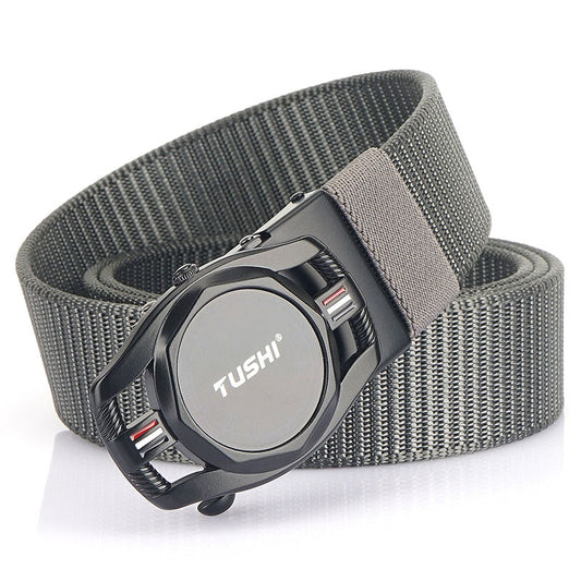 Automatic Buckle Nylon Canvas Belt